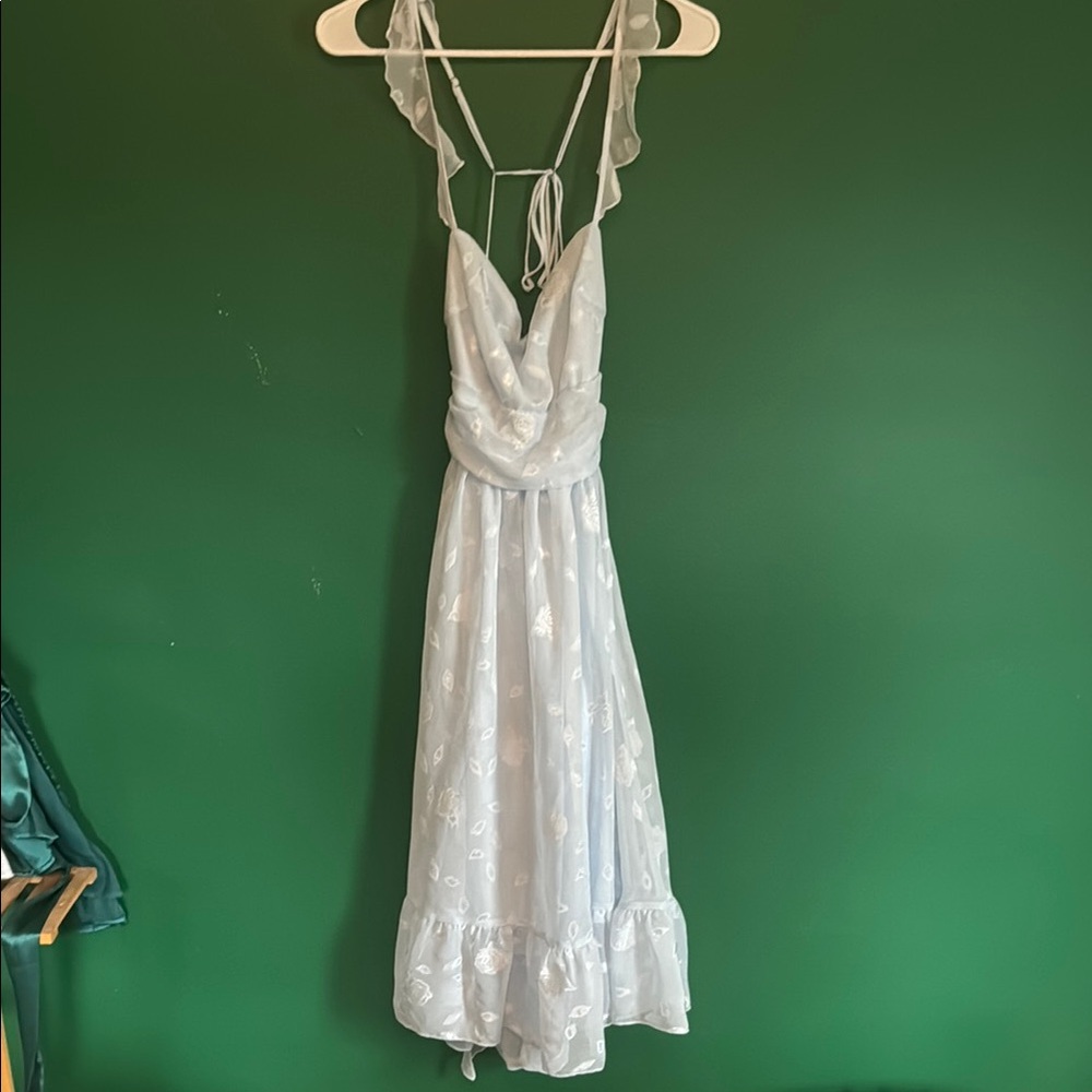 Lucy in the sky ruffle midi dress